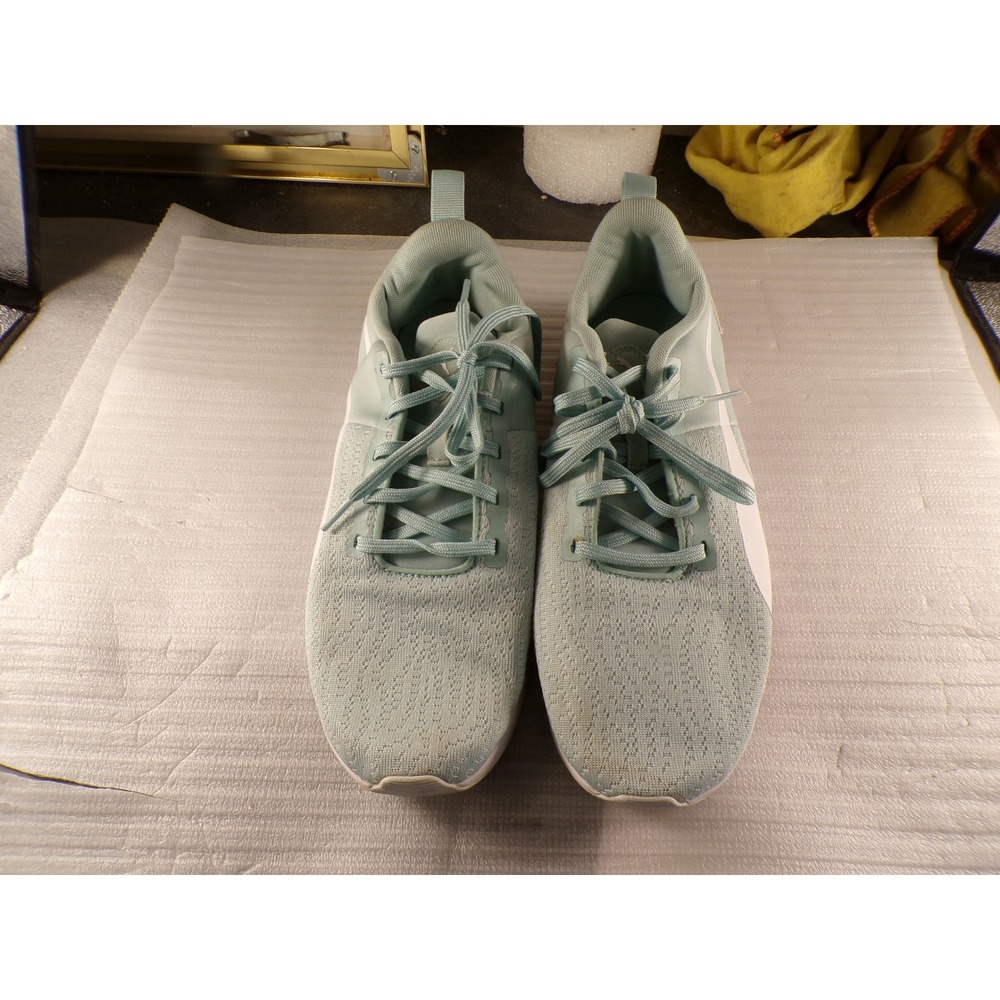 Puma Flyer Runner Mesh Aqua Blue White Sneakers 195517-02 Womens Size 9